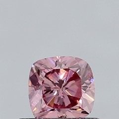 CERTIFIED ARGYLE Cushion Diamond 0.44ct 4P P1