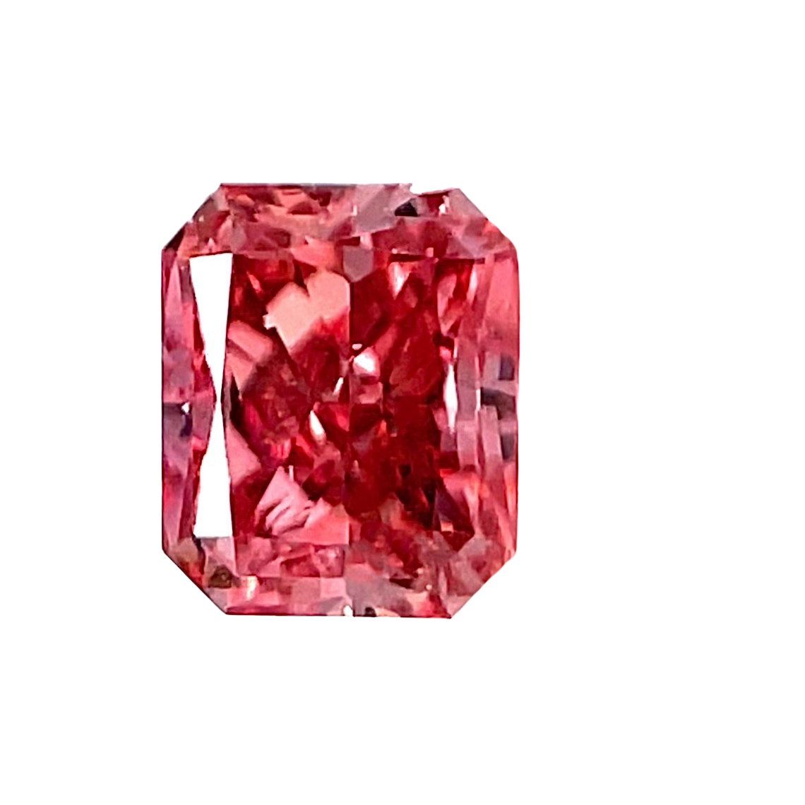 CERTIFIED ARGYLE Radiant Diamond 0.52ct 4PR VS2