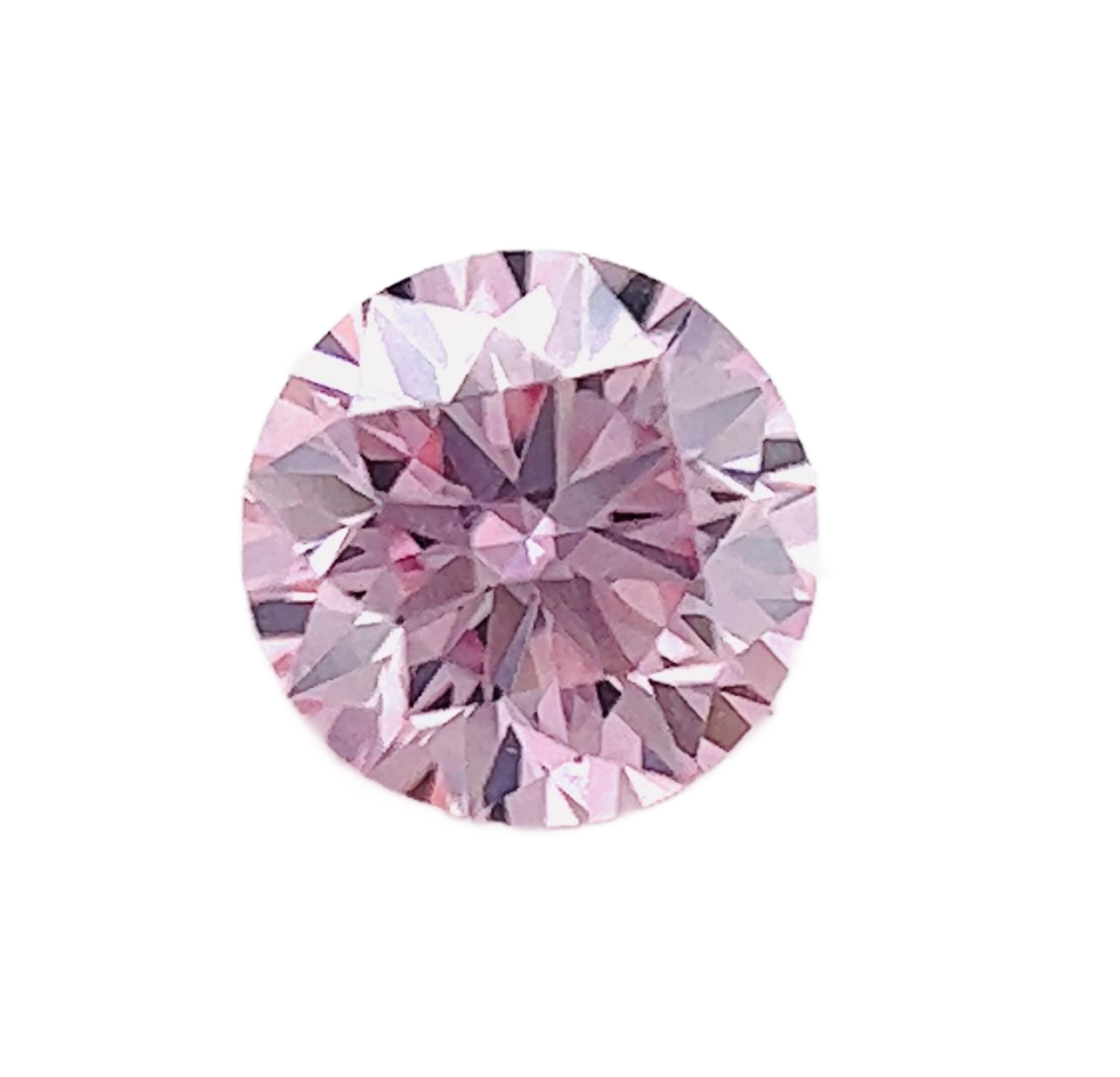 CERTIFIED ARGYLE Round Diamond 0.30ct 6PP P1