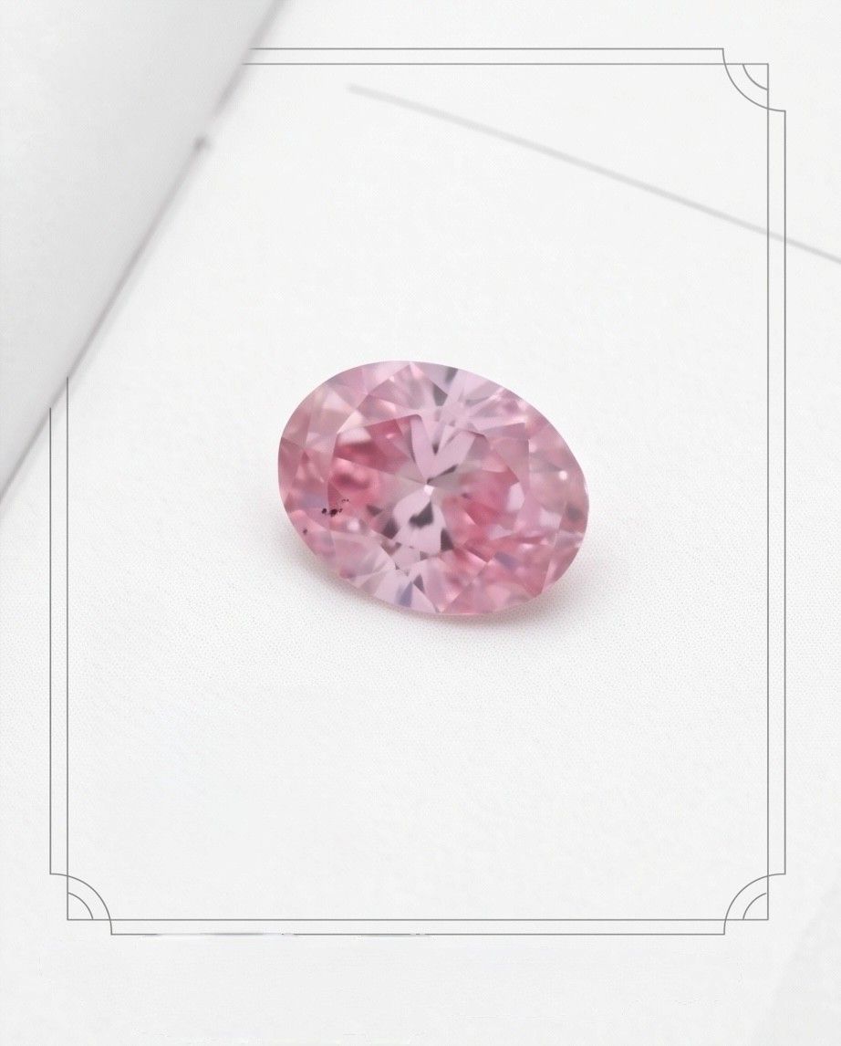CERTIFIED ARGYLE Oval Diamond 0.17ct 5P SI2/SI1