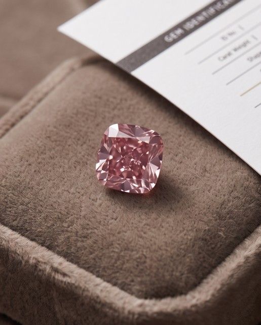 CERTIFIED ARGYLE Cushion Diamond 0.36ct 3PR SI1