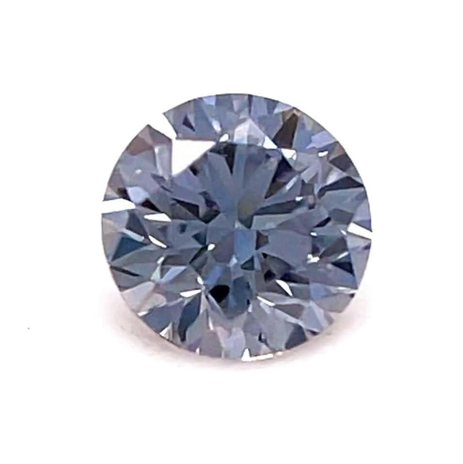 CERTIFIED ARGYLE Round Diamond 0.10ct BL1 SI2 Blue Moon Tender Lot 35 2021