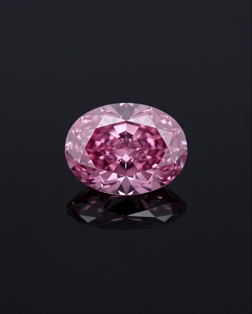 CERTIFIED ARGYLE Oval Diamond 0.30ct 3PP SI1/VS2