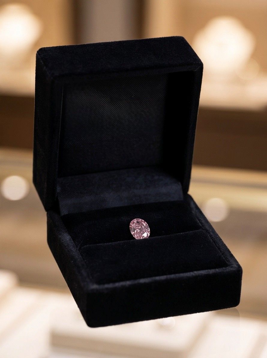 CERTIFIED ARGYLE Oval Diamond 0.25ct 3P P1/SI2