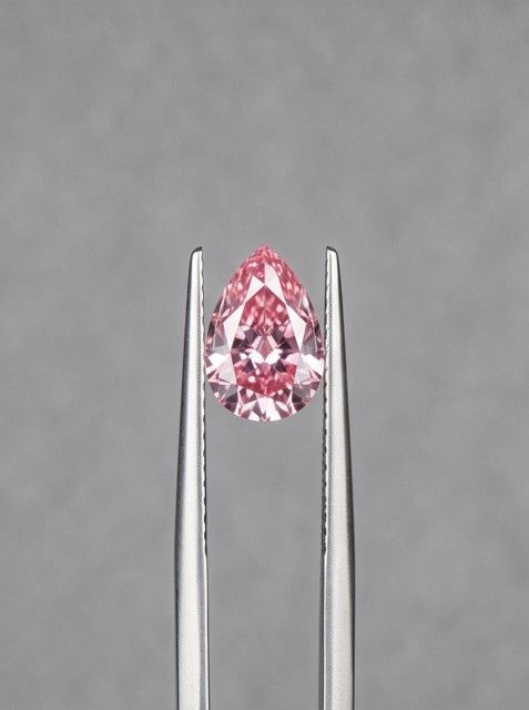 CERTIFIED ARGYLE Pear Diamond 0.22ct 4BP P1