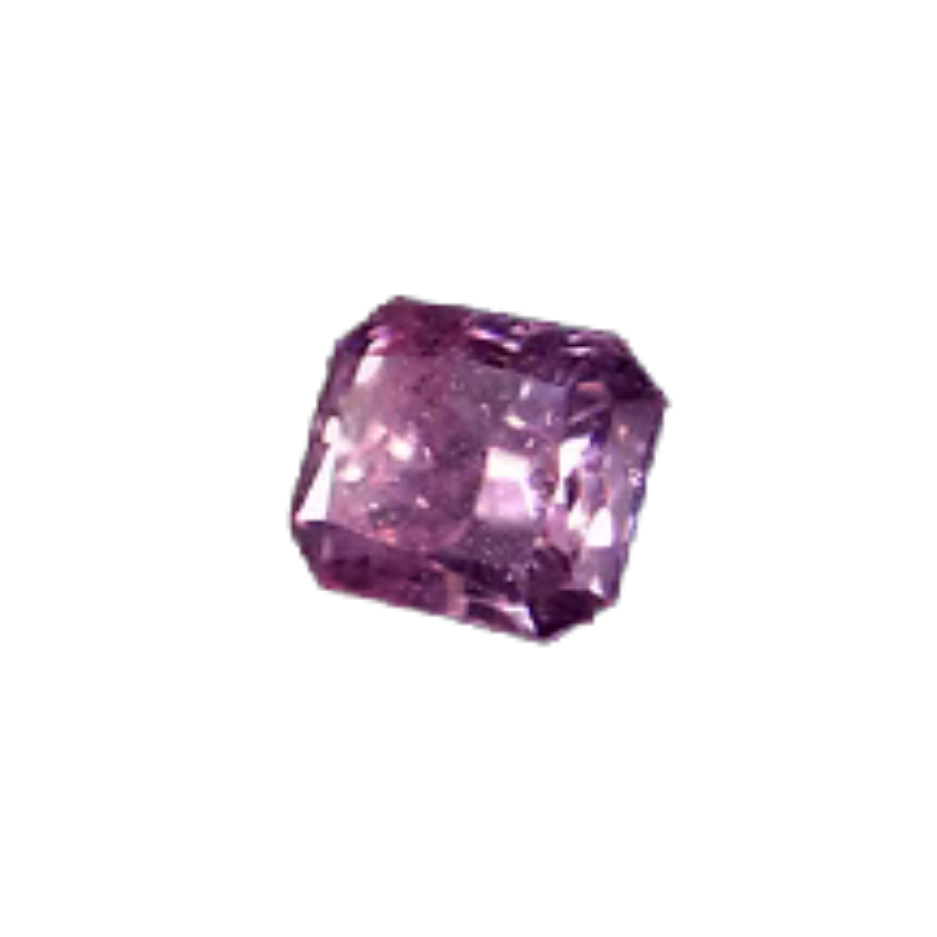 CERTIFIED ARGYLE RADIANT 0.50CT 2PP FVPP P1