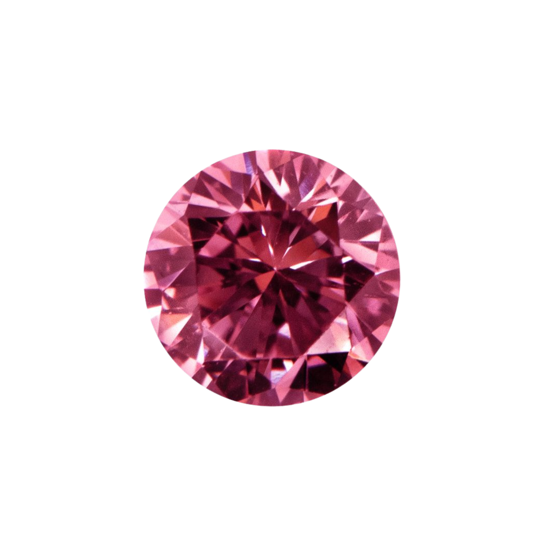 CERTIFIED ARGYLE Round Diamond 0.30CT 6PR VVS2