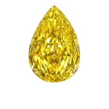 ORIGIN ARGYLE 1.02ct Yellow Pear Diamond SI2