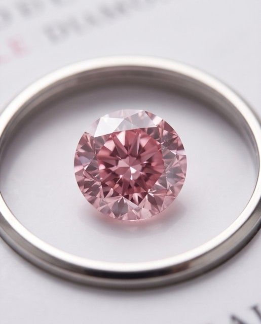 CERTIFIED ARGYLE Round Diamond 0.47ct 5P P1