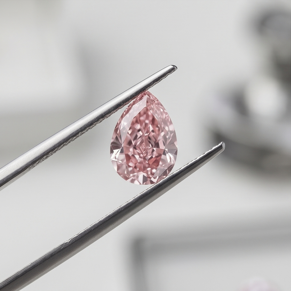 CERTIFED ARGYLE Pear Diamond 0.15ct 5P SI2