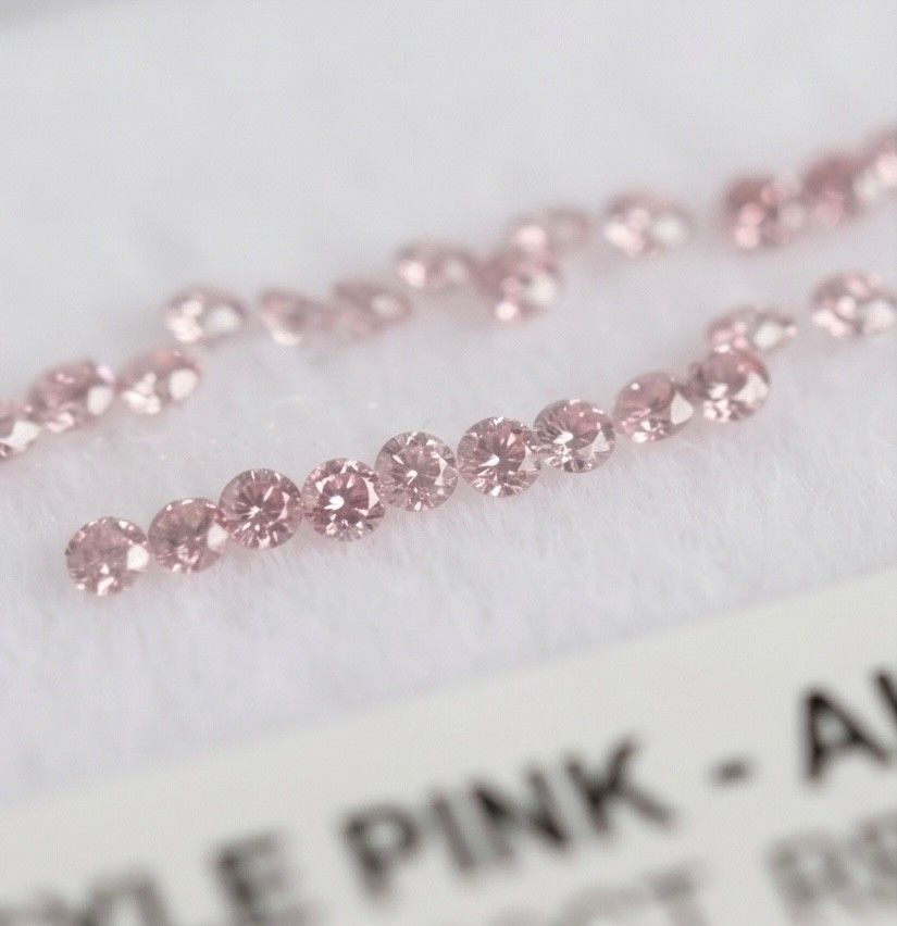 ORIGIN ARGYLE Round Diamonds 5P 27 = 0.11ct TDW SI/P1