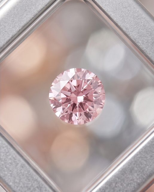 CERTIFIED ARGYLE Round Diamond 0.26ct 5PP SI2