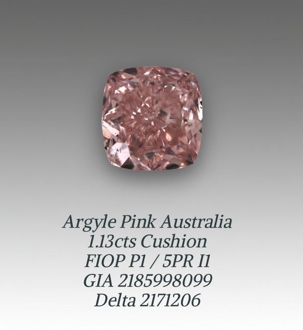 ORIGIN ARGYLE Cushion Diamond 1.13ct 5PR P1