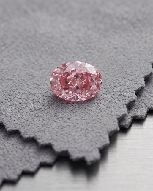 CERTIFIED ARGYLE Oval Diamond 0.08ct 5P SIAV