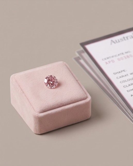 ORIGIN ARGYLE Round Diamonds TDW 0.104ct 12 pieces Pink SIAV