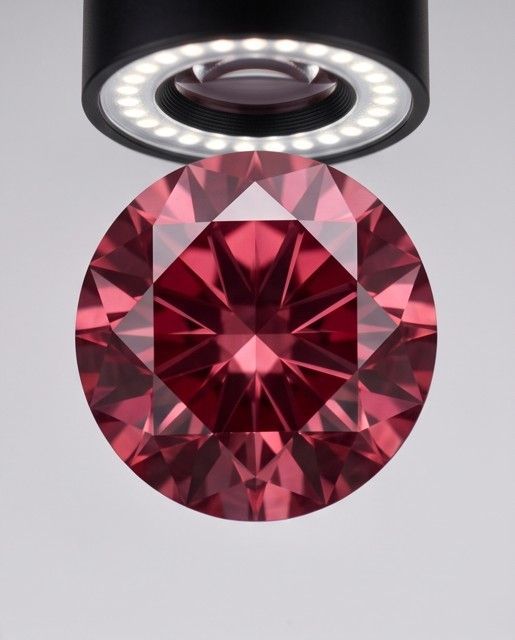 CERTIFIED ARGYLE Round Diamond 0.19ct 1PR VS1