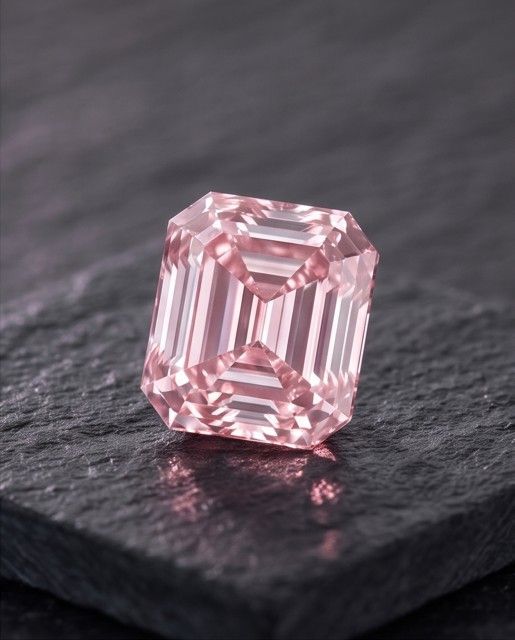 CERTIFIED ARGYLE  Emerald Diamond 0.15ct 8PR SI1