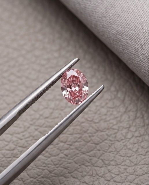 CERTIFIED ARGYLE Oval Diamond 0.08ct 5P SIAV 431048