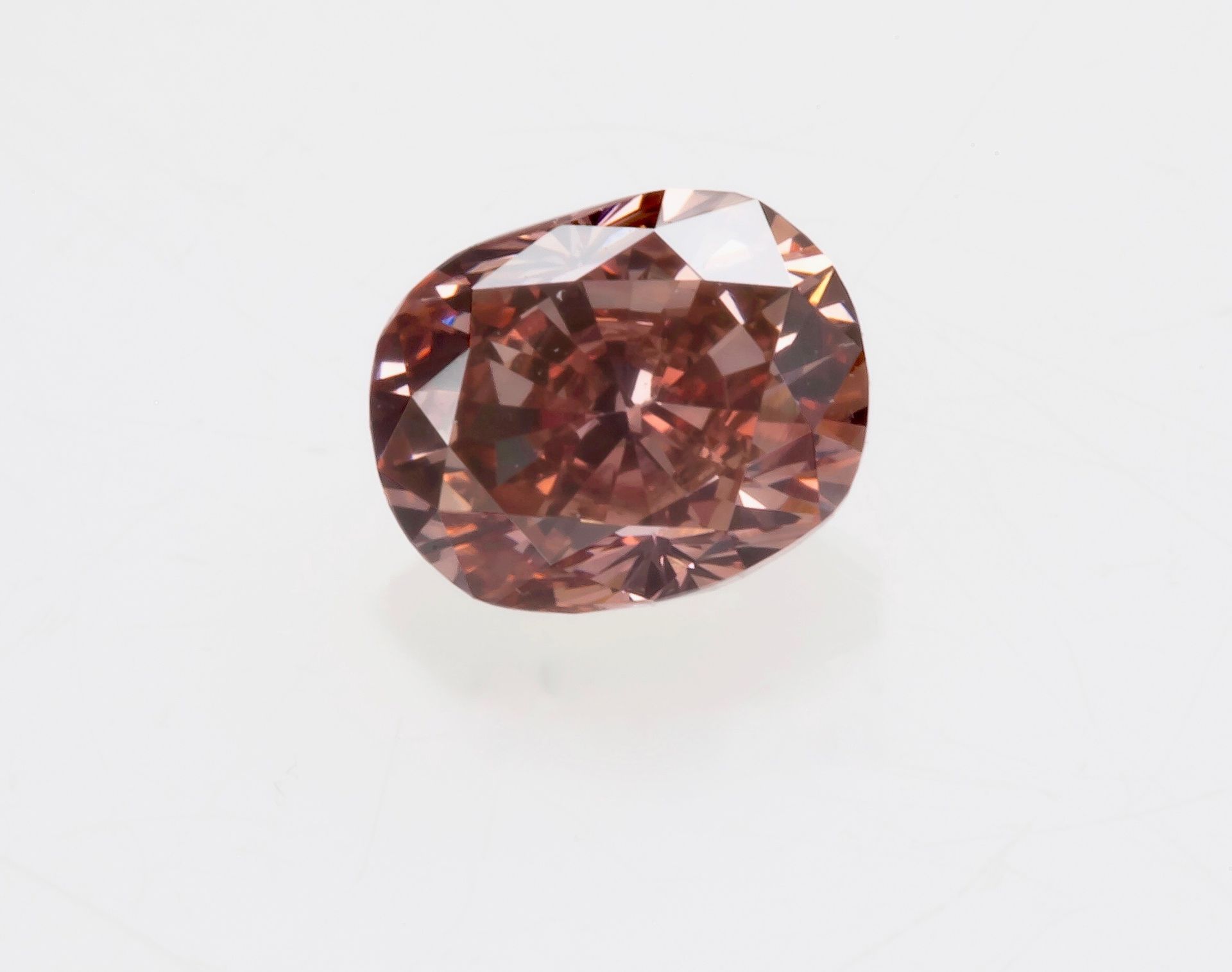 ORIGIN ARGYLE Oval Diamond 0.28ct Deep Pink VVS2