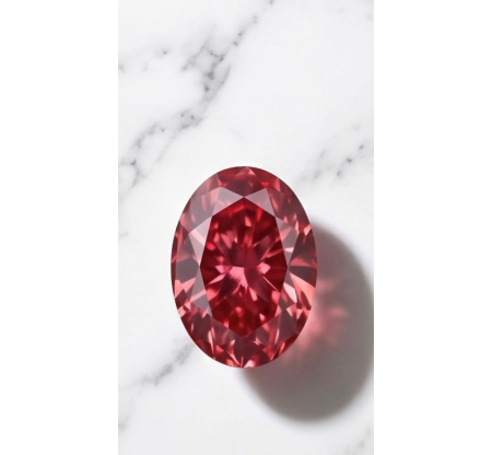 ORIGIN ARGYLE Oval Diamond 0.28ct Deep Pink VVS2