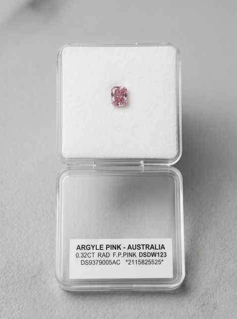 ORIGIN ARGYLE Radiant Diamond 0.32ct 6P P1 GIA