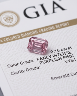 ORIGIN ARGYLE Emerald Diamond 0.15ct Pink VVS1