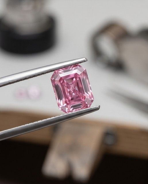 ORIGIN ARGYLE Radiant Diamond 0.22ct Pink VS2
