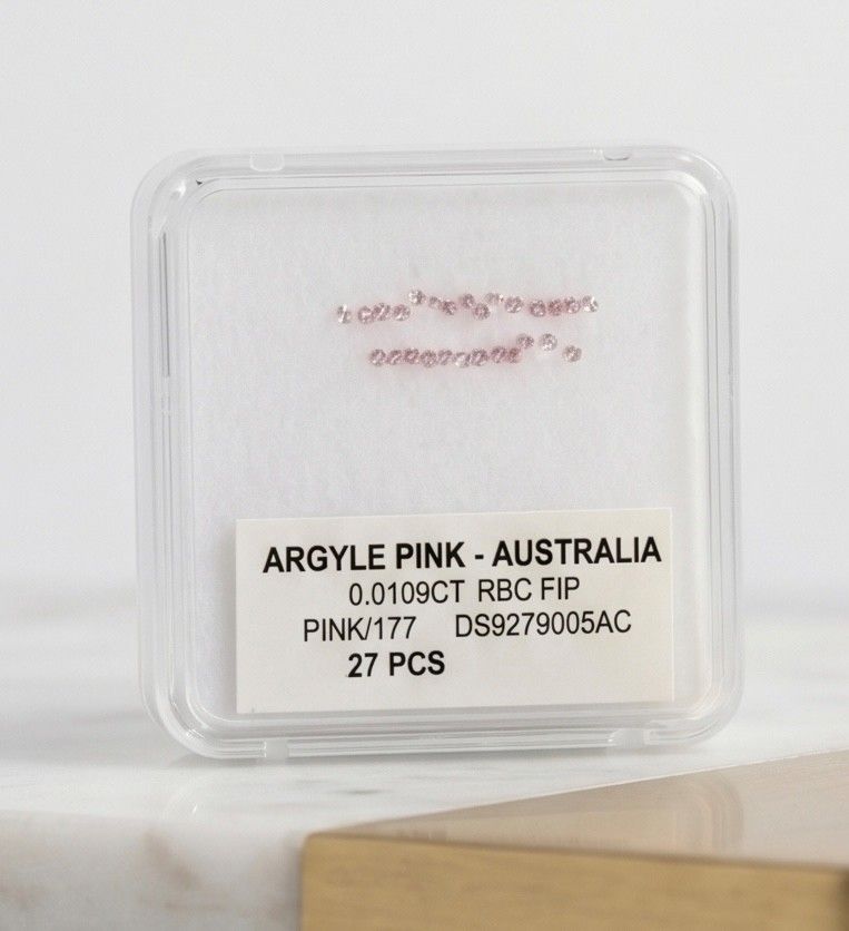ORIGIN ARGYLE Round Diamonds 5P 27 = 0.11ct TDW SI/P1
