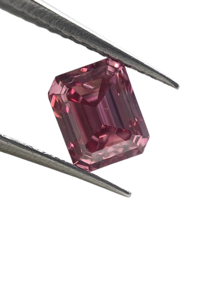 CERTIFIED ARGYLE Emerald Diamond 0.84CT 2P P1 SIGNATURE TENDER