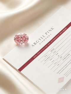 CERTIFIED ARGYLE Oval Diamond 0.16ct 4PP SI1