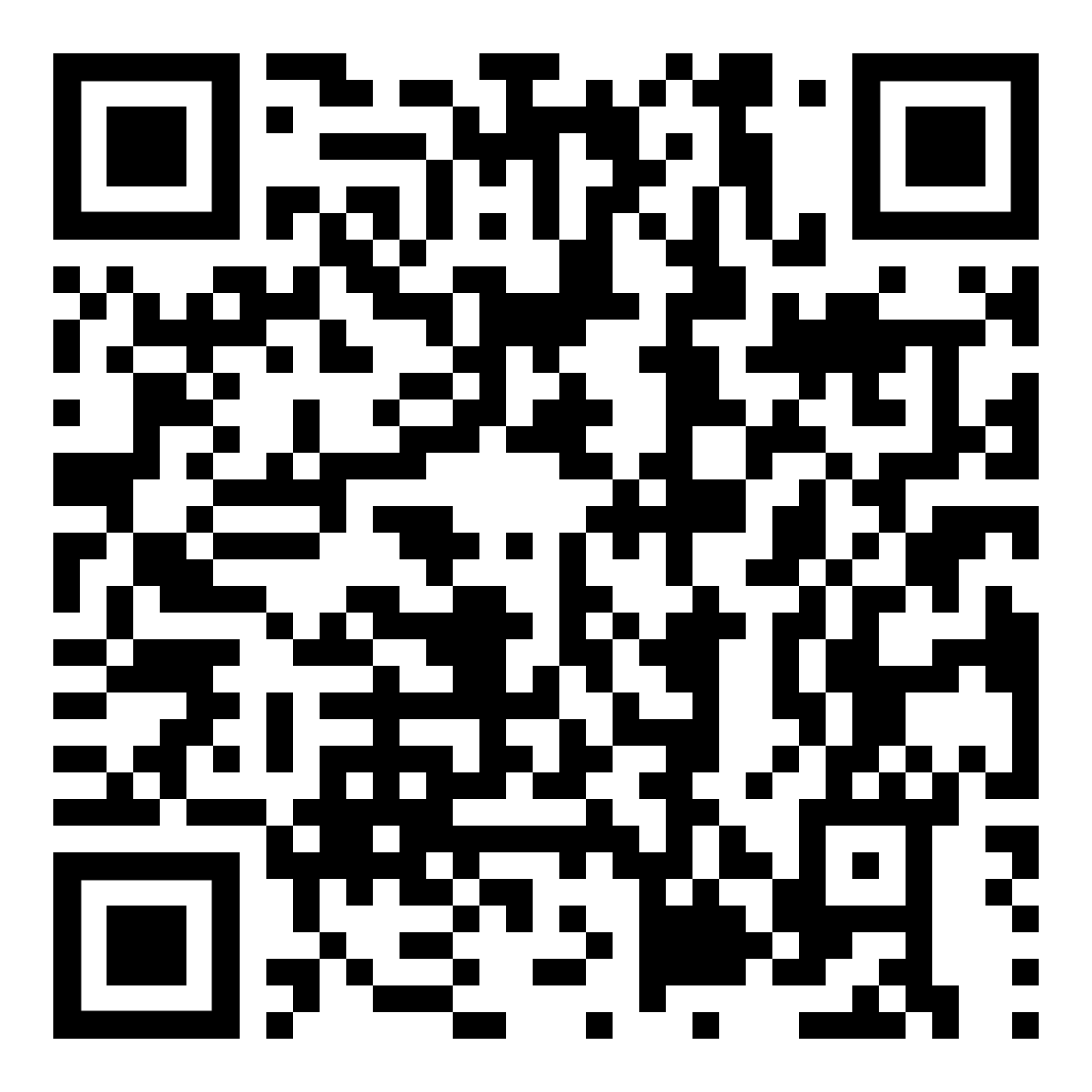 A black and white qr code on a white background.