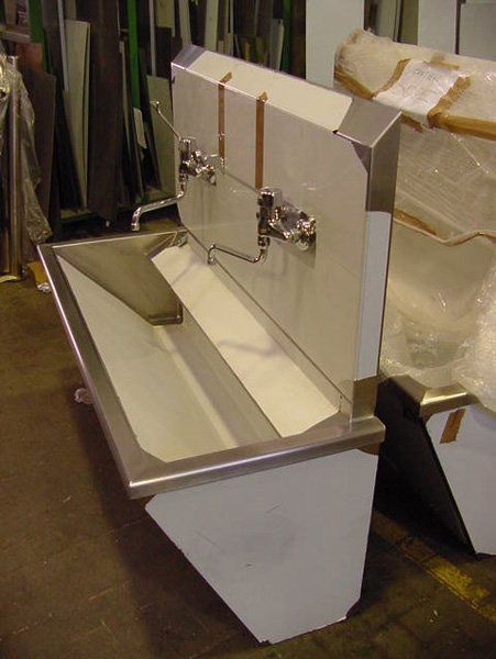 Lavabo chirurgo inox 2 posti