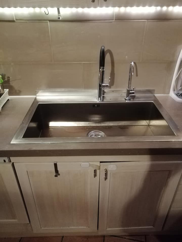 lavandino acciaio inox