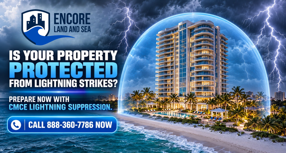 Is your property protected from lightning strikes? Prepare now with CMCE Lightning Suppression.