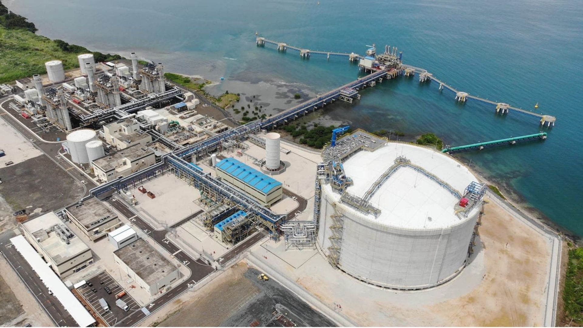 AES Panama Colon industrial plant site
