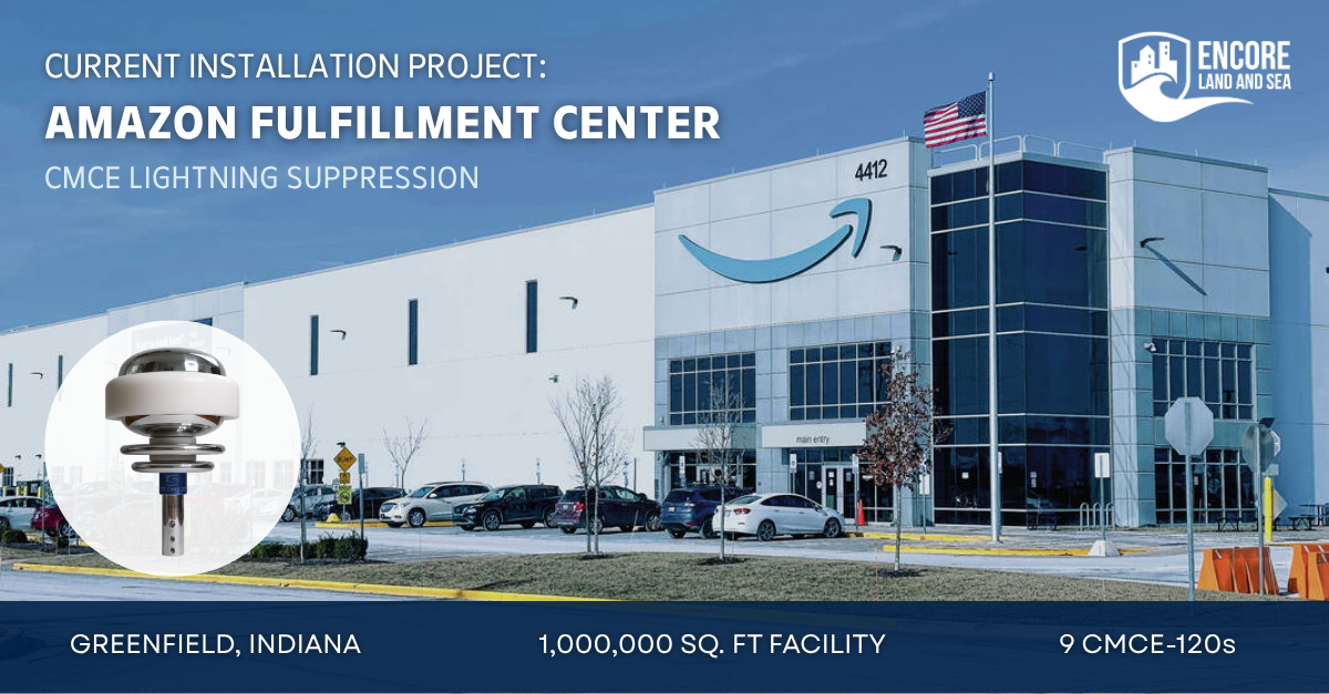 Amazon fulfillment center, cmce lightning suppression