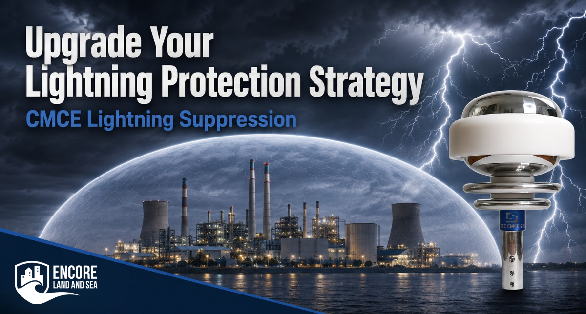 Upgrade your lightning protection strategy. Power generation facility with protective dome over the entire facility.