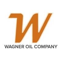 Wagner Oil Company logo with an orange stylized “W” above black text on a white background