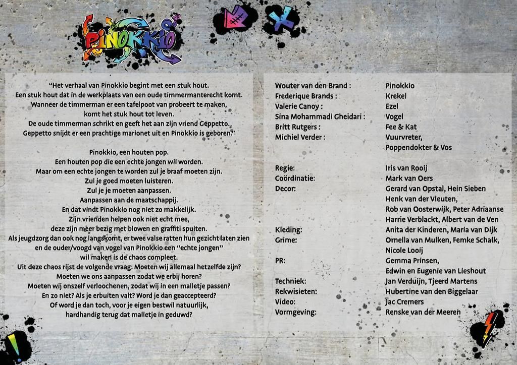 Een pagina met tekst en bronvermelding, de titel 