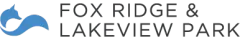 Black fox logo next to "FOX RIDGE" text with "APARTMENTS" text below.