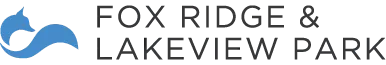 Black fox logo next to "FOX RIDGE" text with "APARTMENTS" text below.