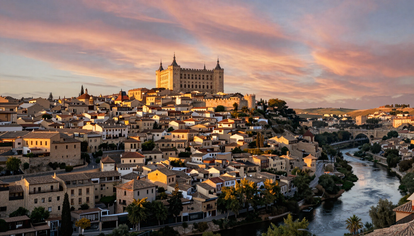 Callejuela histórica en Toledo