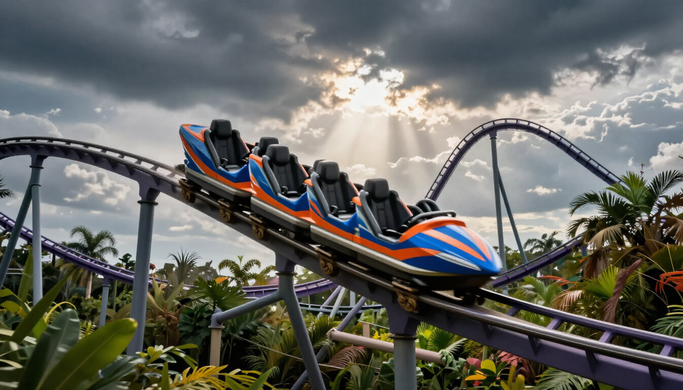 Montaña rusa de alta velocidad en Islands of Adventure