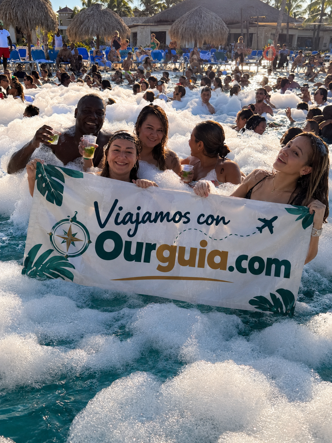 Grupo OurGuia celebrando en Punta Cana