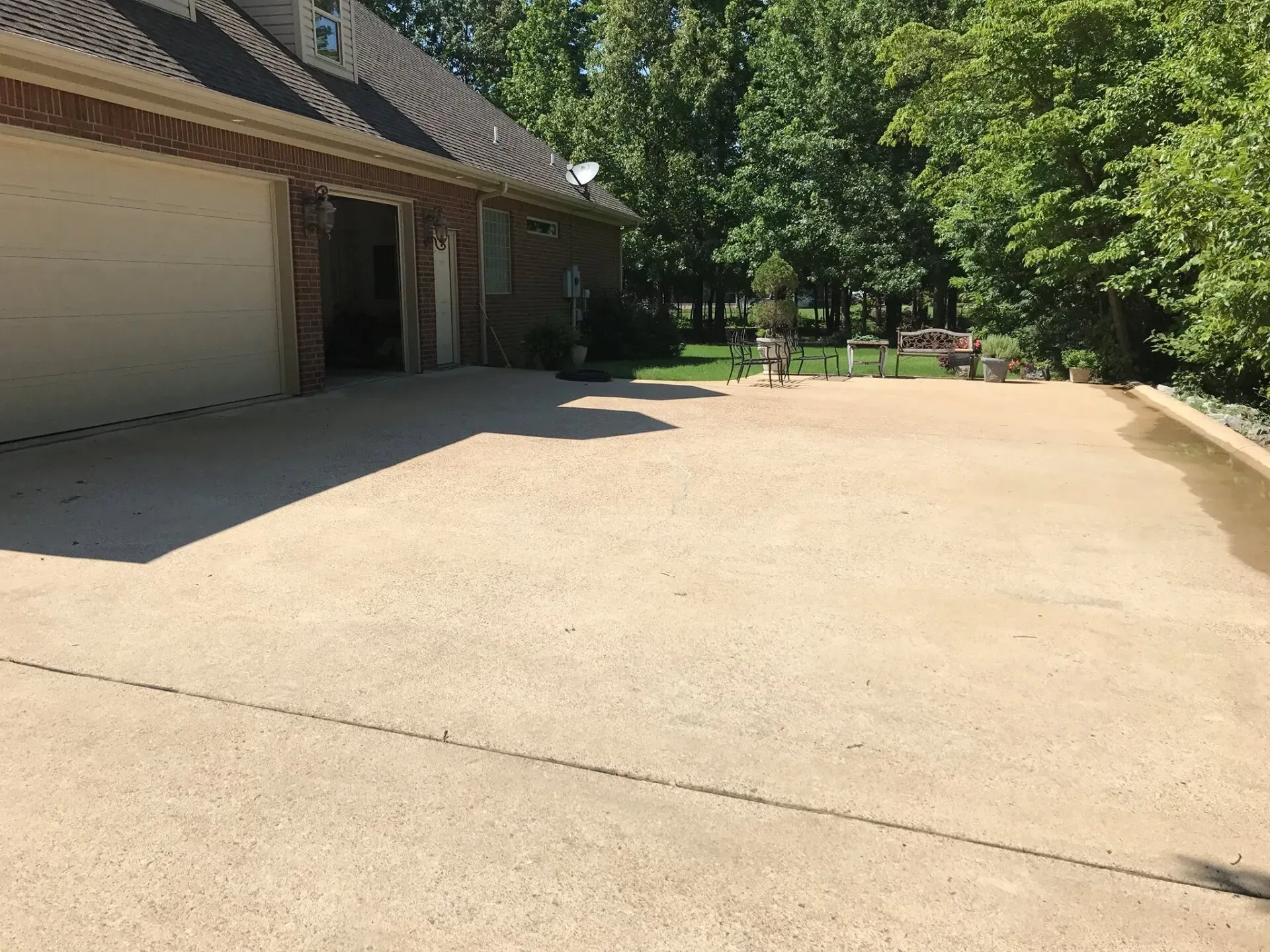 garage after