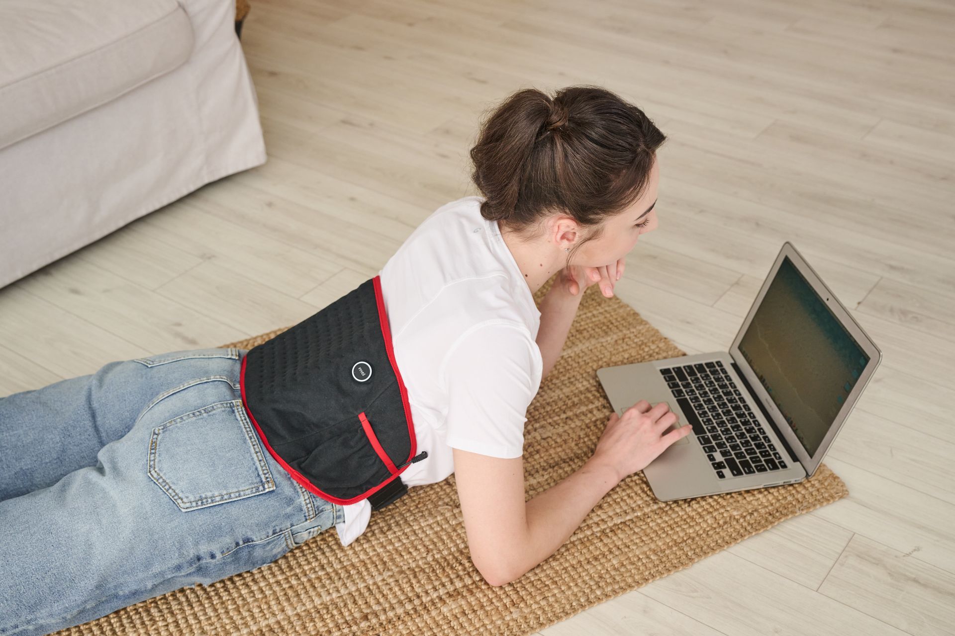 Portable Heat Compress Abdomen and Waist Pad (XL)