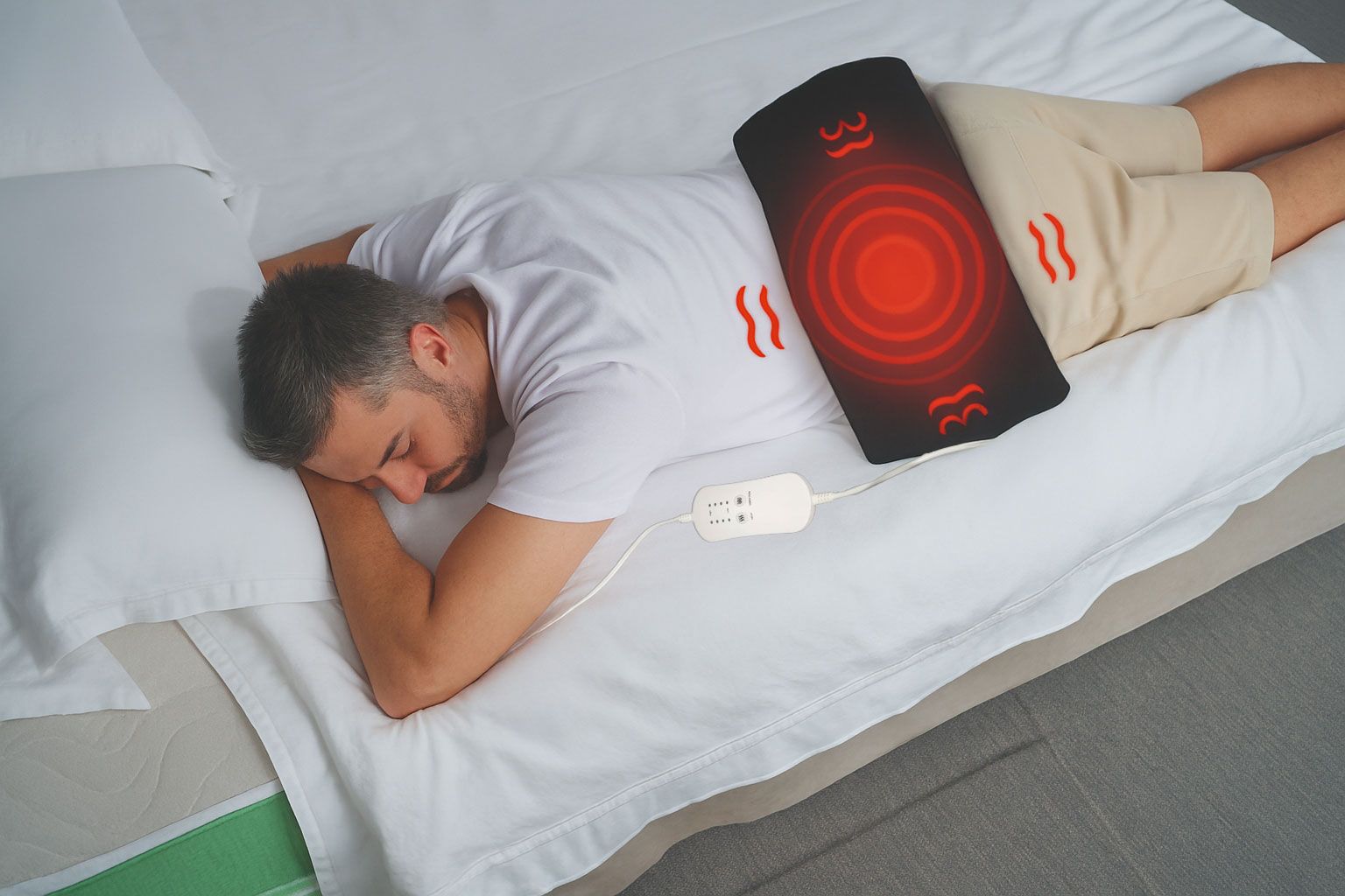 Extra Long Weighted DeepRelief Heating Pad