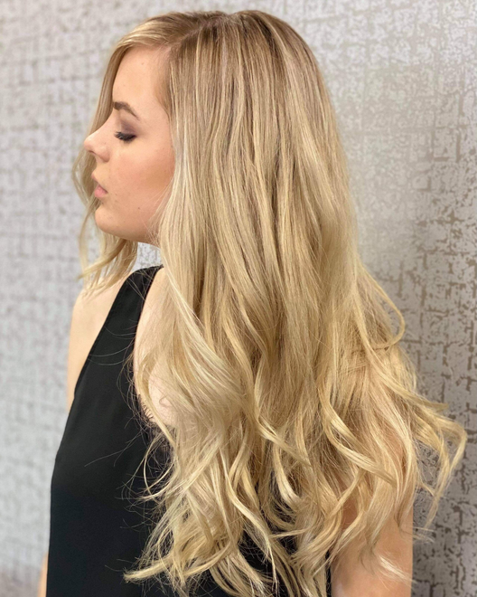 antenna haircutters girl with silky hair