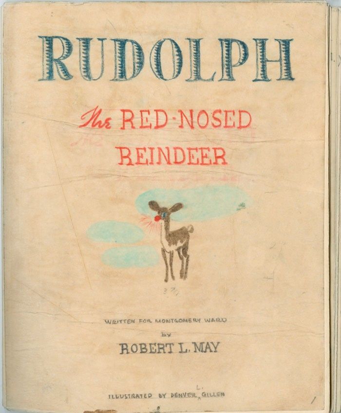 A book called rudolph the red nosed reindeer by robert l may