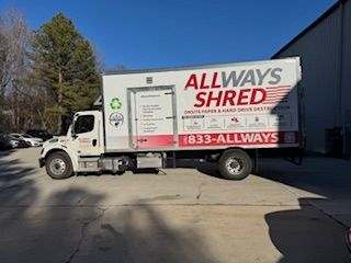 Shredding Truck In Action
